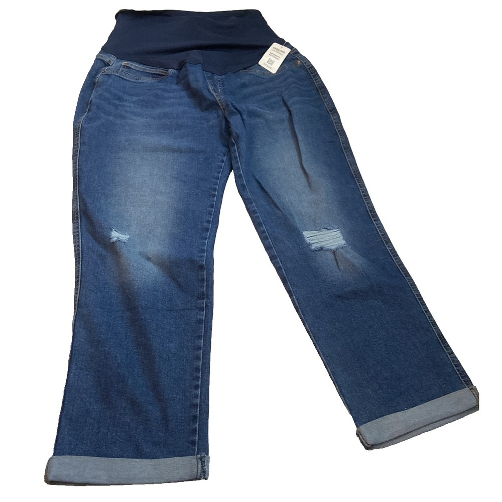Levi's Signature women's jeans Maternity Boyfriend XL Inseam 26.5 Hemmed